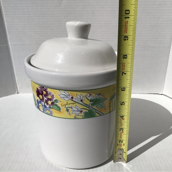 Set Of 2 Furio Home Ceramic “Crème Brûlée” Canisters - Picture 11 of 13